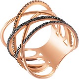 Женское золотое кольцо с бриллиантами, 1665512