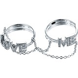 Женское серебряное кольцо с куб. циркониями, 1669864