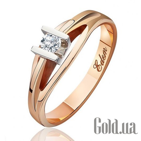 

Кольцо Украина, Золотое кольцо с бриллиантом, 16.5