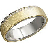 Золотое обручальное кольцо с бриллиантами, 1713896