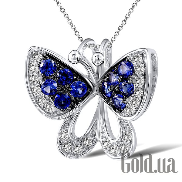 

Женские кулоны Lurie Jewelry, Серебряный кулон с куб. циркониями