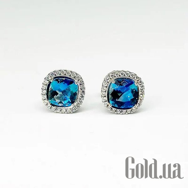 

Серьги Silvex925, Серебряные серьги с куб. циркониями