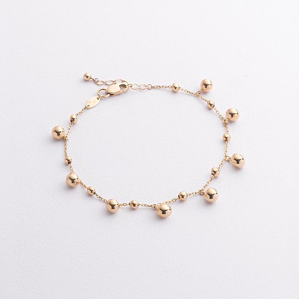 Женский золотой браслет