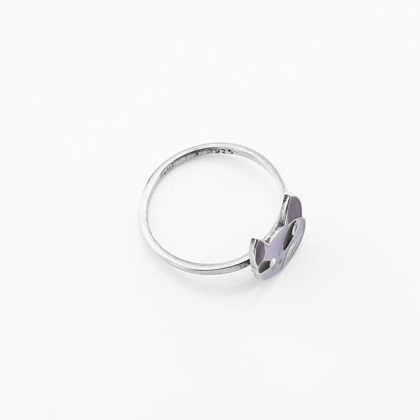 Женское серебряное кольцо с эмалью DIA3102785 – изображение 2