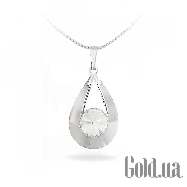 

Женские колье и кулоны Kobi, Стальной, Кулон с цепочкой с кристаллом Swarovski