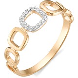 Женское золотое кольцо с бриллиантами, 1602793