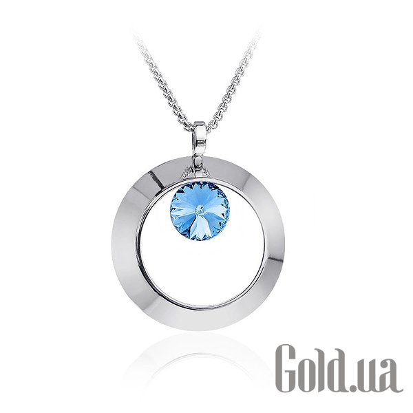 

Женские колье и кулоны Kobi, Стальной, Кулон с цепочкой с кристаллом Swarovski