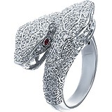 Женское серебряное кольцо с куб. циркониями, 1670377