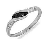 Женское золотое кольцо с бриллиантами, 170473