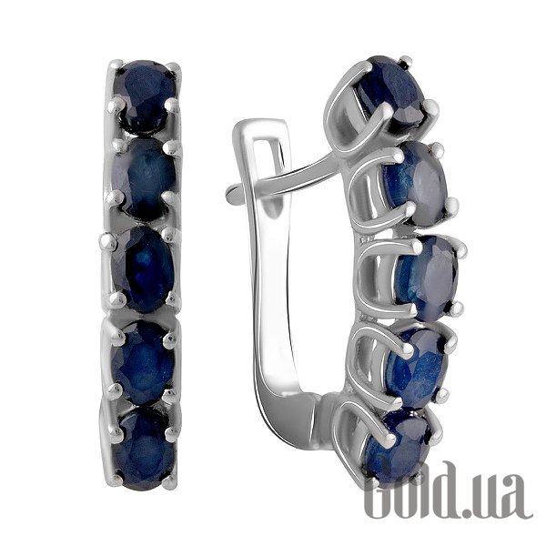 

Серьги Fresh Jewelry, Серебряные серьги с сапфирами