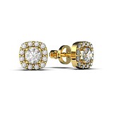 Золотые серьги с бриллиантами, 1768681