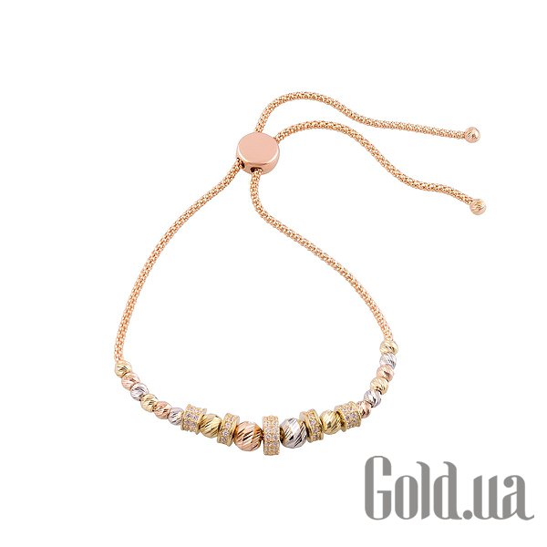 

Браслет Fresh Jewelry, Женский золотой браслет с куб. циркониями, 16
