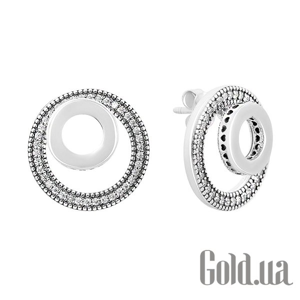 

Серьги-гвоздики Fresh Jewelry, Серебряные серьги с куб. циркониями