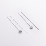 Срібні сережки