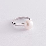 Женское серебряное кольцо с культив. жемчугом, 1797353