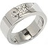 Pierre Cardin Серебряное обручальное кольцо с куб. циркониями - фото 1