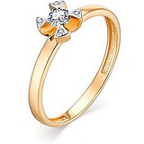 Золотое кольцо с бриллиантами, 1633514