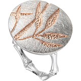 Женское серебряное кольцо в позолоте, 1645290