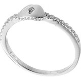 Женское серебряное кольцо с куб. циркониями, 1668842