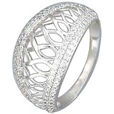 Женское серебряное кольцо с куб. циркониями, 1672682