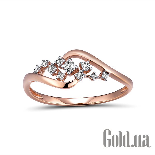

Кольцо Lurie Jewelry, Женское золотое кольцо с бриллиантами , 16.5