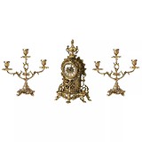Virtus Набір годинник Tower та два канделябри Serpentin 5274-4202SET