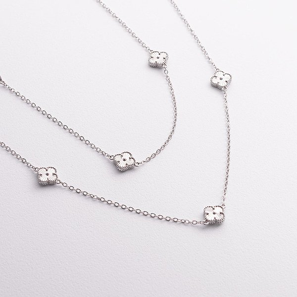 Серебряное колье