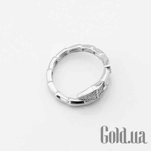 Женское серебряное кольцо с куб. циркониями DIA3102799 – изображение 2