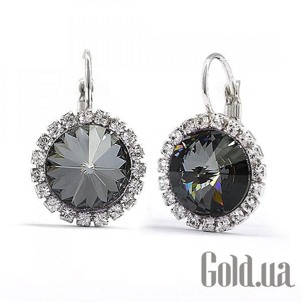 

Серьги Kobi, Стальной, Серьги с кристаллами Swarovski