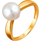 Женское золотое кольцо с культив. жемчугом, 1650923