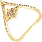 Женское золотое кольцо с бриллиантами, 1665515