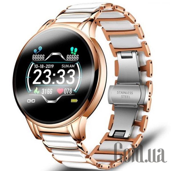 

Смарт-часы UWatch, Смарт часы Smart Beauty Ceramic Gold 2401
