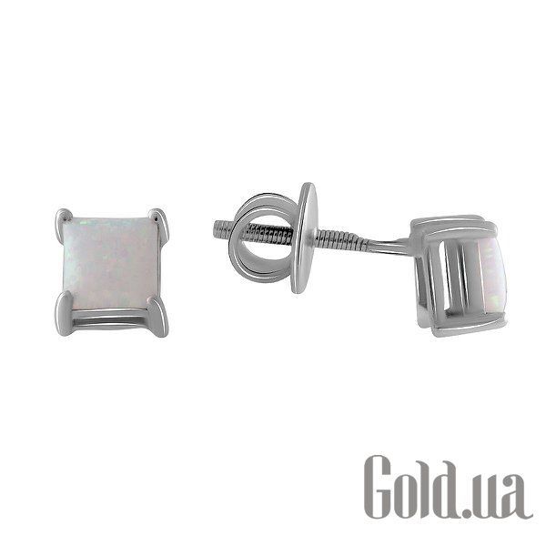 

Серьги-гвоздики Fresh Jewelry, Серебряные серьги с опалами