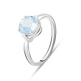Женское серебряное кольцо с топазом, 1750763