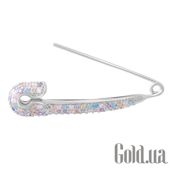 Булавка / шпилька Fresh Jewelry Срібна шпилька з куб. цирконіями