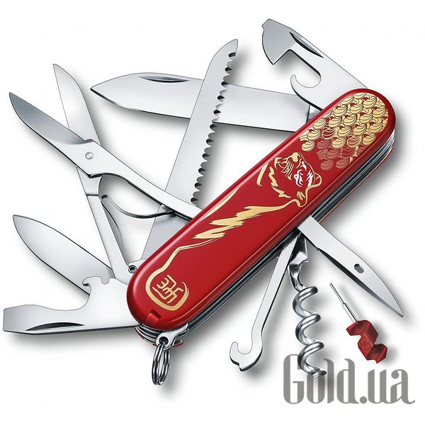 

Нож Victorinox, Мультитул Huntsman 13714.E11