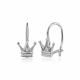 Серебряные серьги с куб. циркониями, 1549548