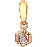 Золотий кулон з діамантом, 1616364
