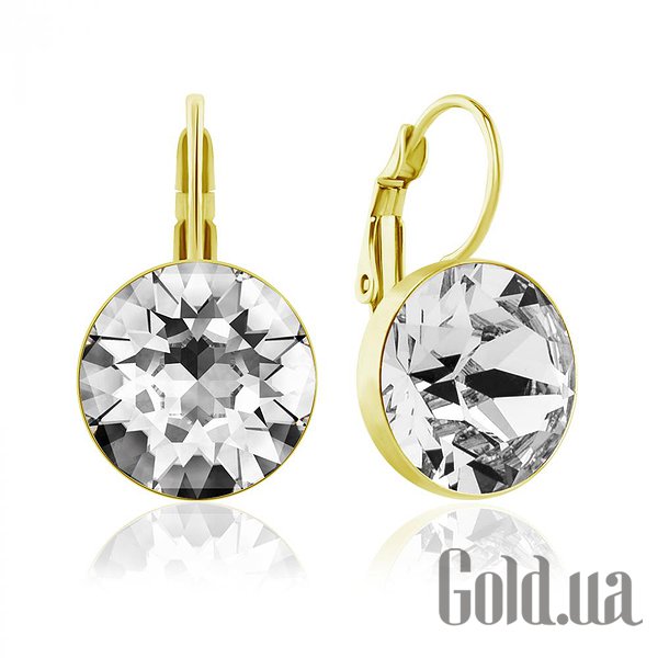 

Серьги Kobi, Желтый, Серьги с кристаллами Swarovski в позолоте