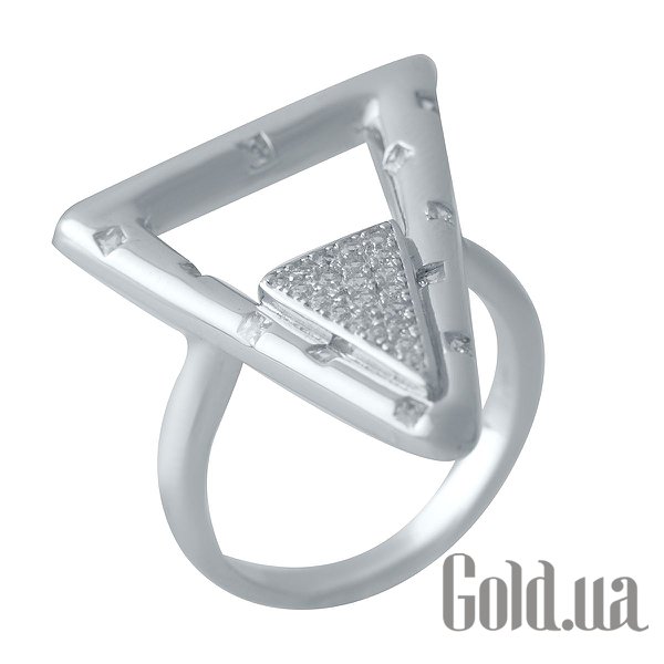 

Женские кольца Fresh Jewelry, Женское серебряное кольцо с куб. циркониями, 17