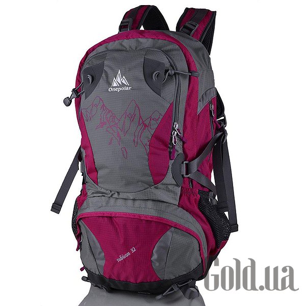 

Рюкзак Onepolar, Серый;розовый, Рюкзак W1550-pink