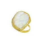 Женское золотое кольцо с перламутром, 1768428