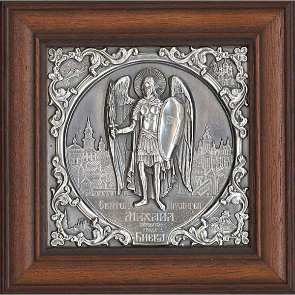 Икона "Архистратиг Михаил" (плакетка)