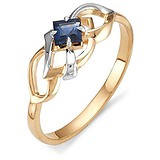 Женское золотое кольцо с сапфиром, 1630701