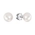 Срібні сережки з керамікою. (культив.) перлами - фото 1