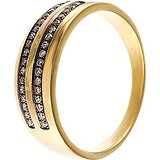 Женское золотое кольцо с бриллиантами, 1673197
