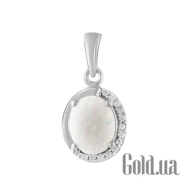 

Женские кулоны Fresh Jewelry, Серебряный кулон с куб. циркониями и опалом