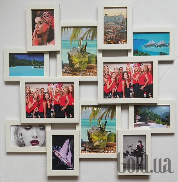 

Фоторамка Runoko, Белый, Мультирамка Путешествие П-Сл