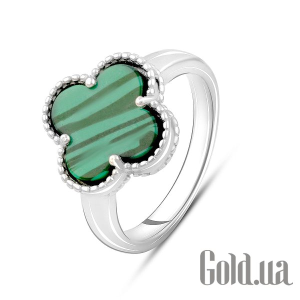 

Женские кольца Fresh Jewelry, Женское серебряное кольцо с малахитом, 17.5