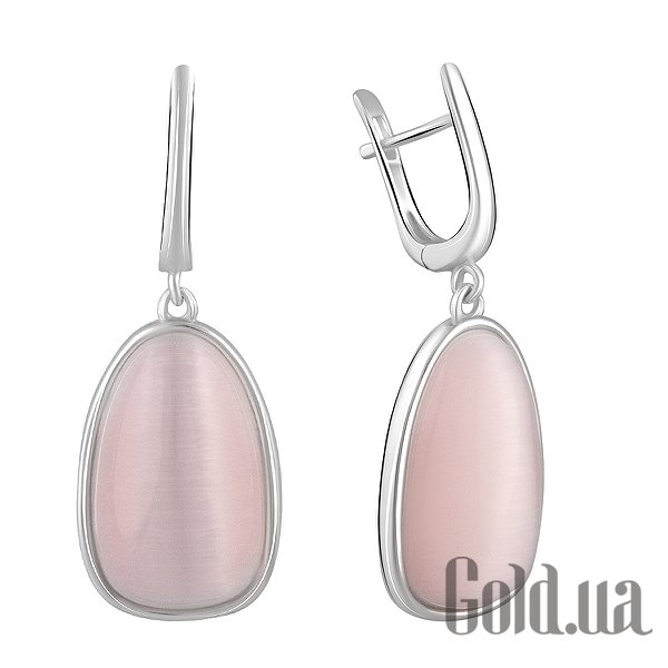 

Серьги с подвесками Fresh Jewelry, Серебряные серьги с кошачьим глазом